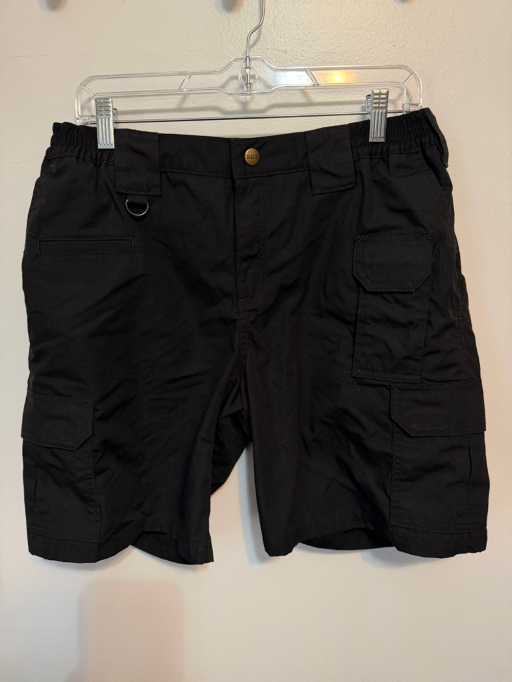 5.11 Tactical Women's Black Size 8 29W TACLITE PRO 9" RIPSTOP SHORT Style 63071